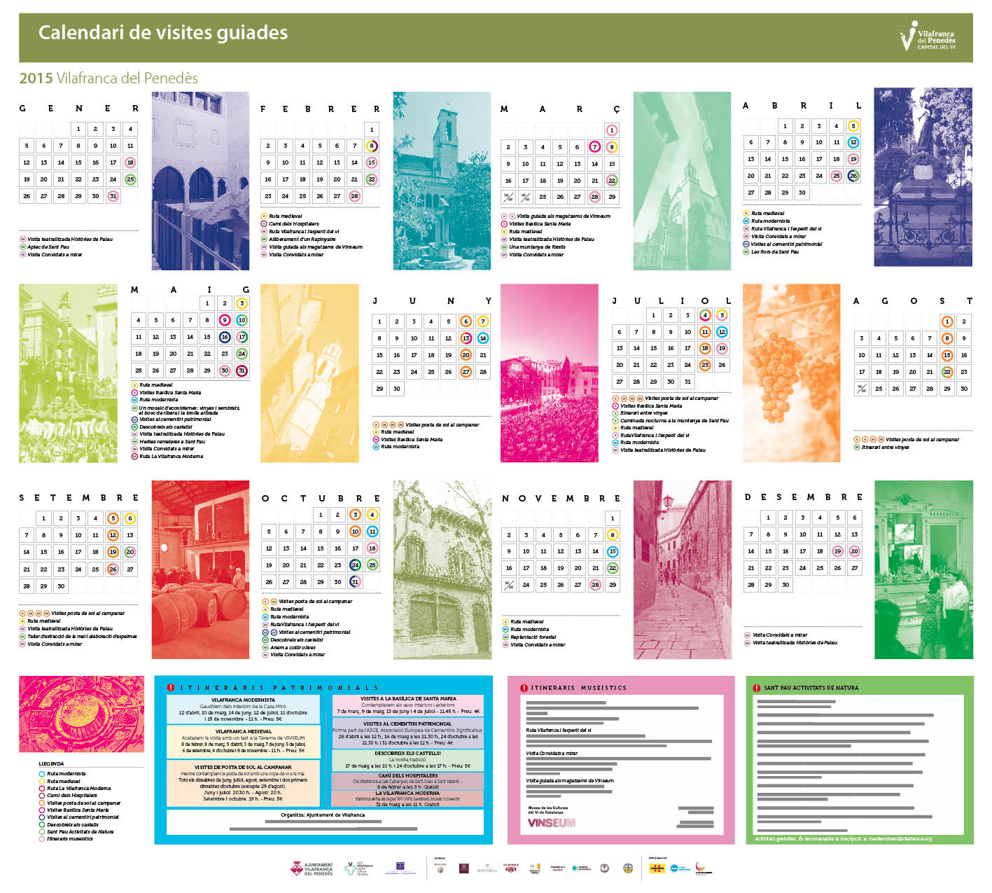 calendari visites guiades web