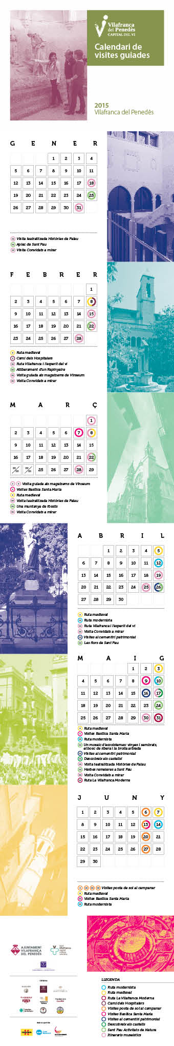 calendari visites guiades